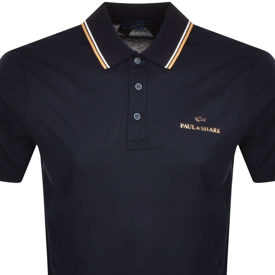 Paul and shark navy polo shop